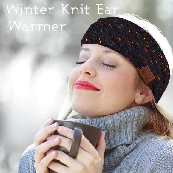 ⬇️ Headband Fuzzy Fleece Lined Headwrap Ear Warm - Picture 5 of 8